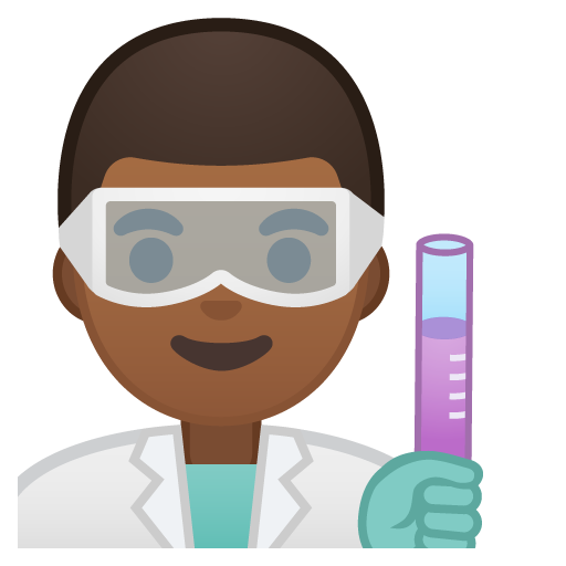 Man Scientist: Medium-Dark Skin Tone, the design in this release