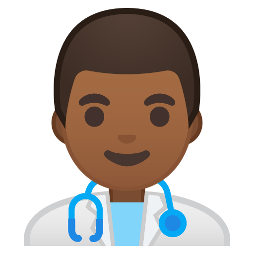 Man Health Worker: Medium-Dark Skin Tone, the design in this release