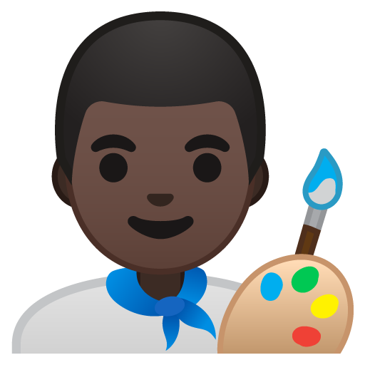 Man Artist: Dark Skin Tone, the design in this release