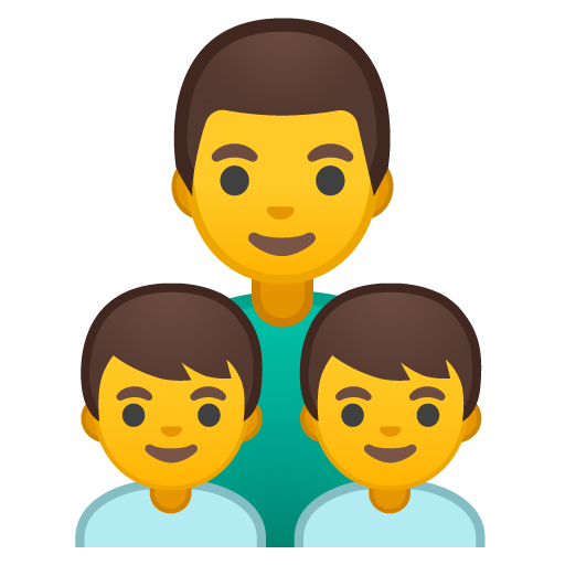 Family: Man, Boy, Boy, the design in this release