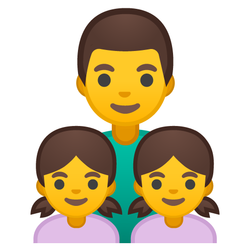 Family: Man, Girl, Girl, the design in this release