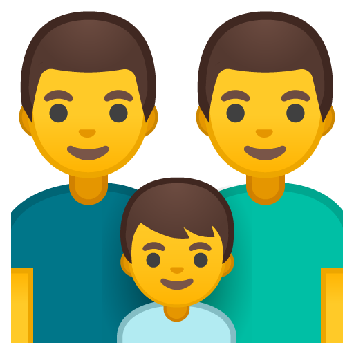 Family: Man, Man, Boy, the design in this release