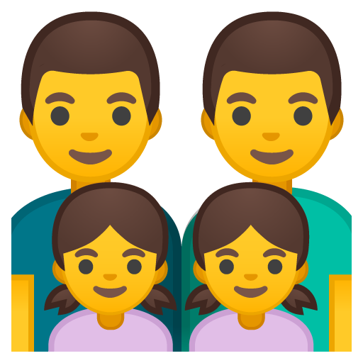 Family: Man, Man, Girl, Girl, the design in this release