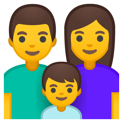 Family: Man, Woman, Boy, the design in this release