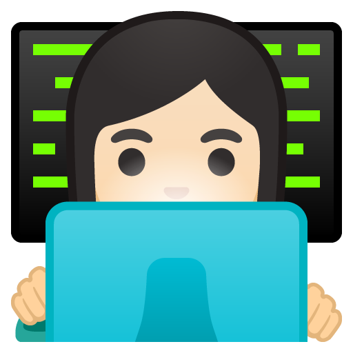 Woman Technologist: Light Skin Tone, the design in this release