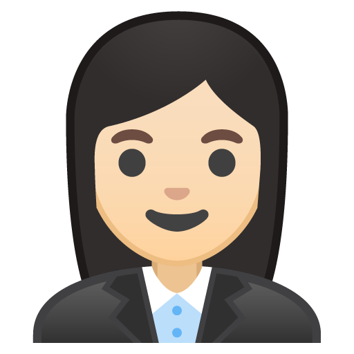 Woman Office Worker: Light Skin Tone, the design in this release