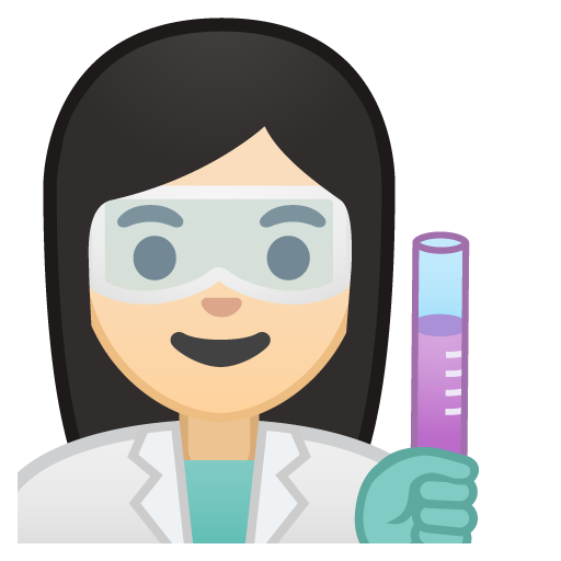 Woman Scientist: Light Skin Tone, the design in this release