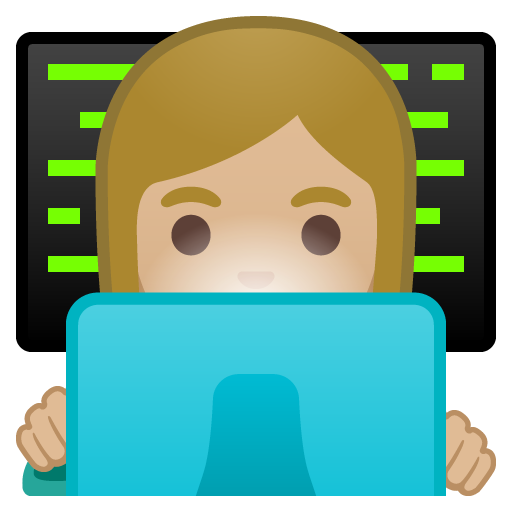 Woman Technologist: Medium-Light Skin Tone, the design in this release