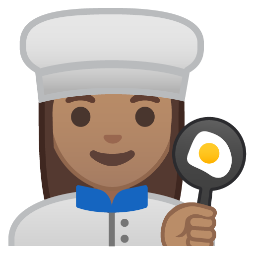 Woman Cook: Medium Skin Tone, the design in this release