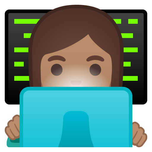 Woman Technologist: Medium Skin Tone, the design in this release