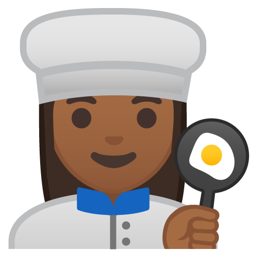 Woman Cook: Medium-Dark Skin Tone, the design in this release