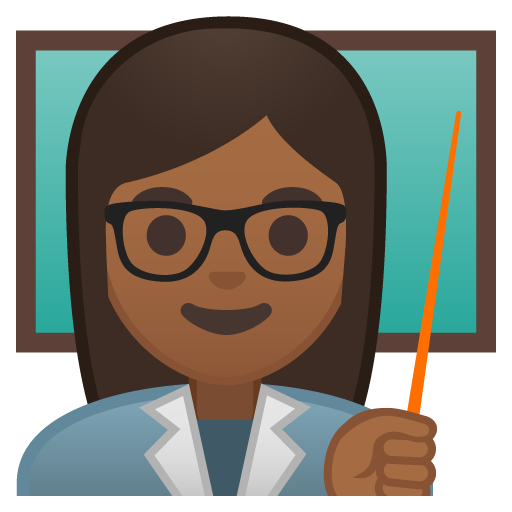 Woman Teacher: Medium-Dark Skin Tone, the design in this release