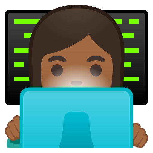 Woman Technologist: Medium-Dark Skin Tone, the design in this release