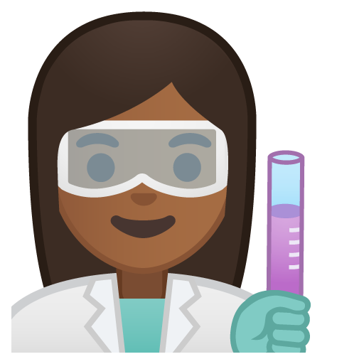 Woman Scientist: Medium-Dark Skin Tone, the design in this release