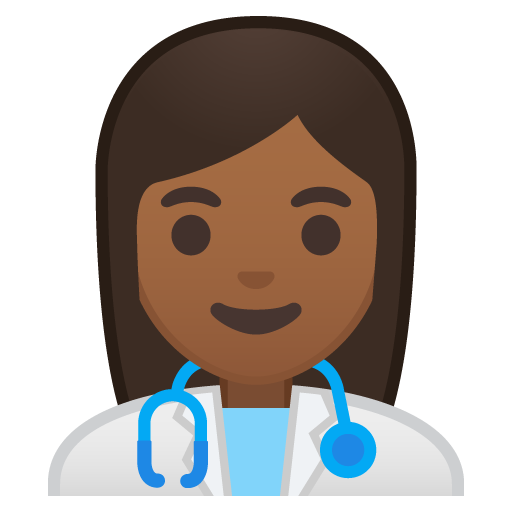 Woman Health Worker: Medium-Dark Skin Tone, the design in this release