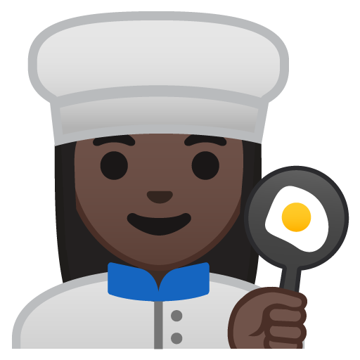 Woman Cook: Dark Skin Tone, the design in this release