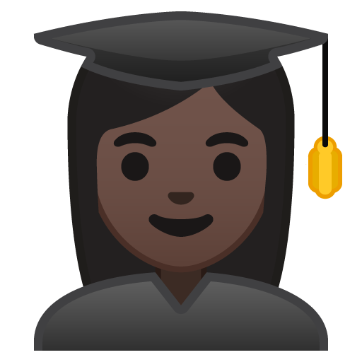 Woman Student: Dark Skin Tone, the design in this release