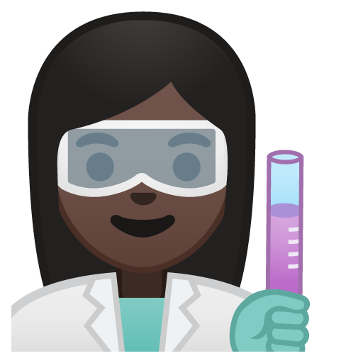 Woman Scientist: Dark Skin Tone, the design in this release