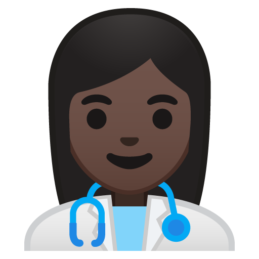 Woman Health Worker: Dark Skin Tone, the design in this release