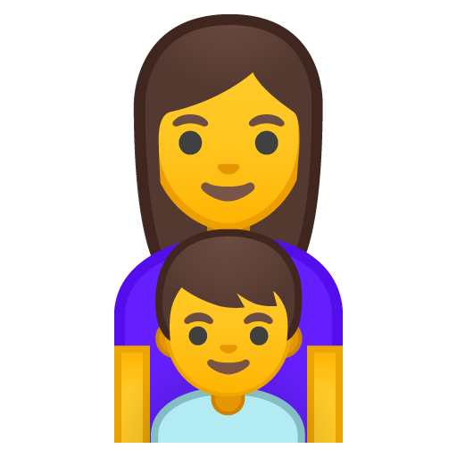 Family: Woman, Boy, the design in this release