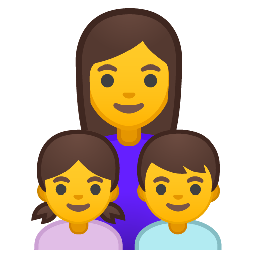 Family: Woman, Girl, Boy, the design in this release