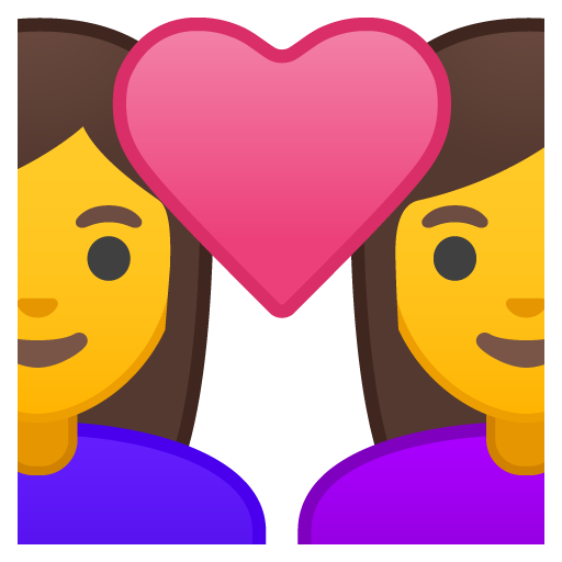 Couple with Heart: Woman, Woman, the design in this release