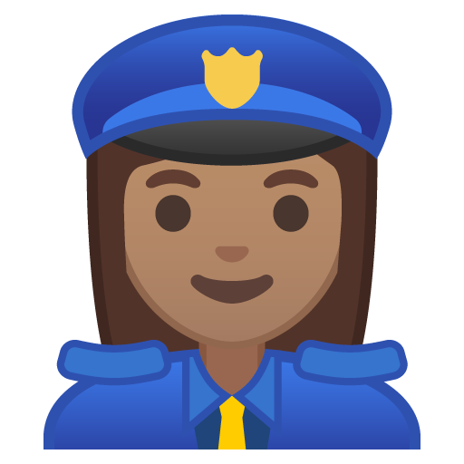 Woman Police Officer: Medium Skin Tone, the design in this release