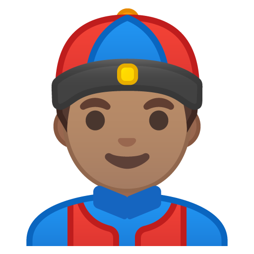 Person with Skullcap: Medium Skin Tone, the design in this release