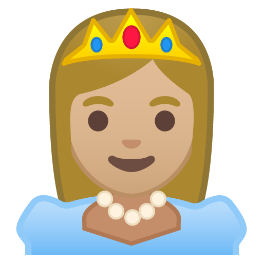 Princess: Medium-Light Skin Tone, the design in this release