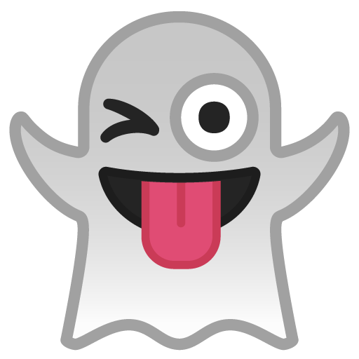 Ghost as drawn by Google in Android 8.0