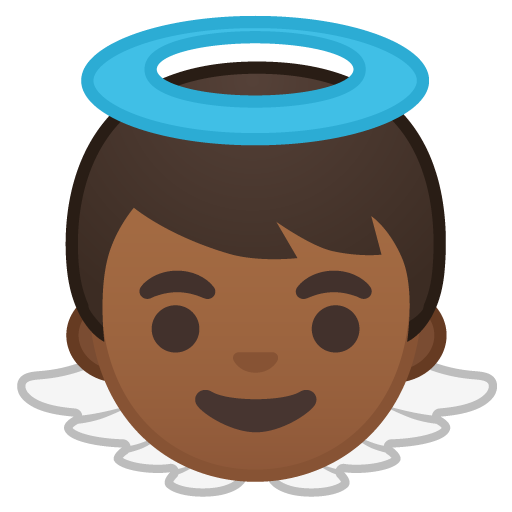 Baby Angel: Medium-Dark Skin Tone, the design in this release