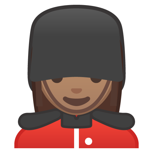Woman Guard: Medium Skin Tone, the design in this release