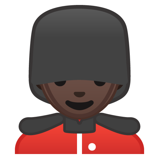 Man Guard: Dark Skin Tone, the design in this release