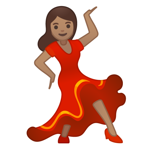 Woman Dancing: Medium Skin Tone, the design in this release