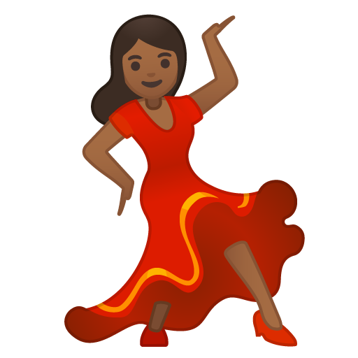 Woman Dancing: Medium-Dark Skin Tone, the design in this release