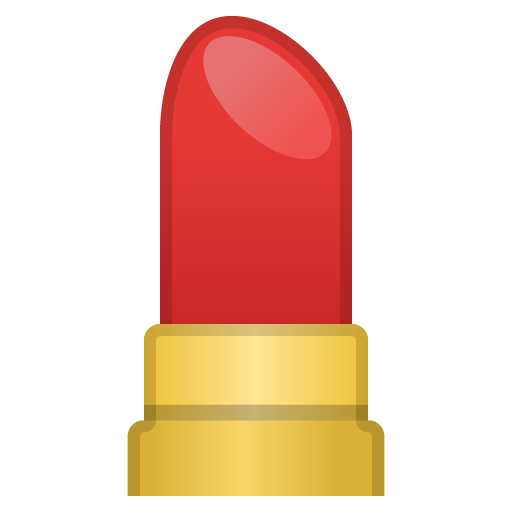 Lipstick as drawn by Google in Android 8.0