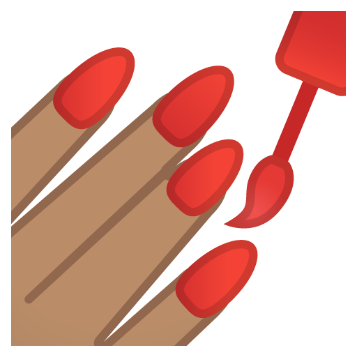 Nail Polish: Medium Skin Tone, the design in this release