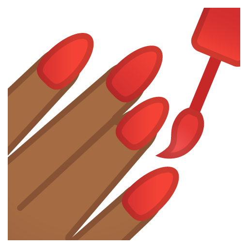 Nail Polish: Medium-Dark Skin Tone, the design in this release