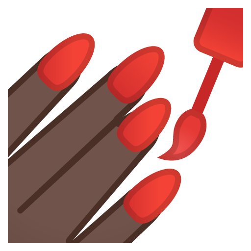 Nail Polish: Dark Skin Tone, the design in this release