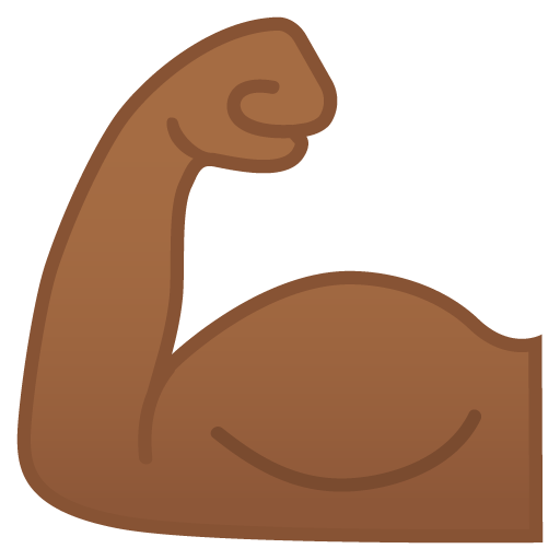 Flexed Biceps: Medium-Dark Skin Tone, the design in this release