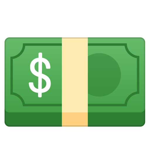 Dollar Banknote as drawn by Google in Android 8.0