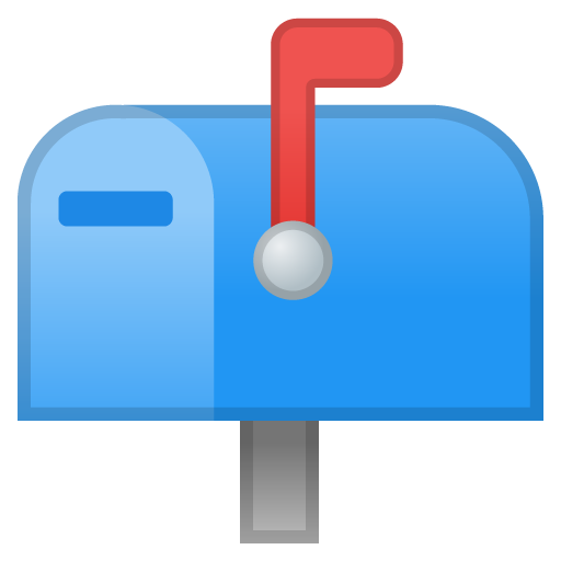 Closed Mailbox with Raised Flag, the design in this release