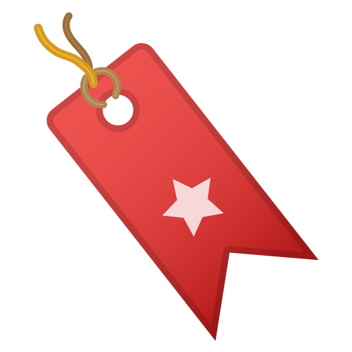 Bookmark as drawn by Google in Android 8.0