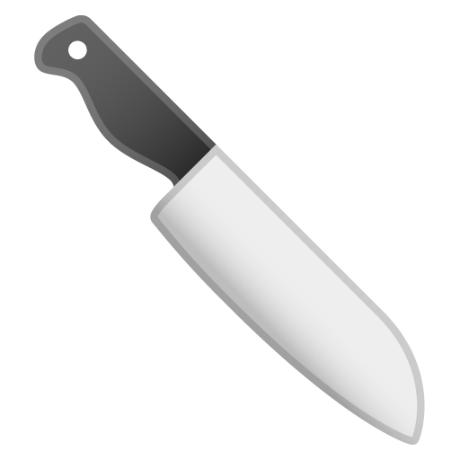 سكين طهي as drawn by Google in Android 8.0
