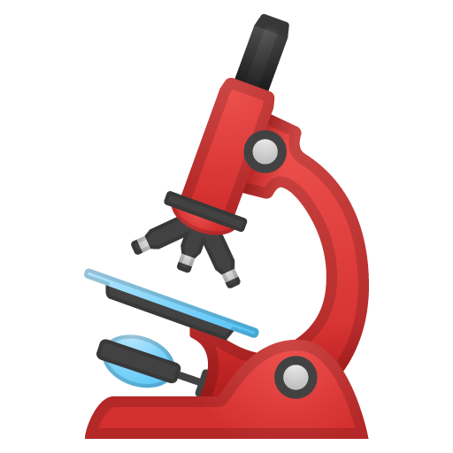 Microscope as drawn by Google in Android 8.0