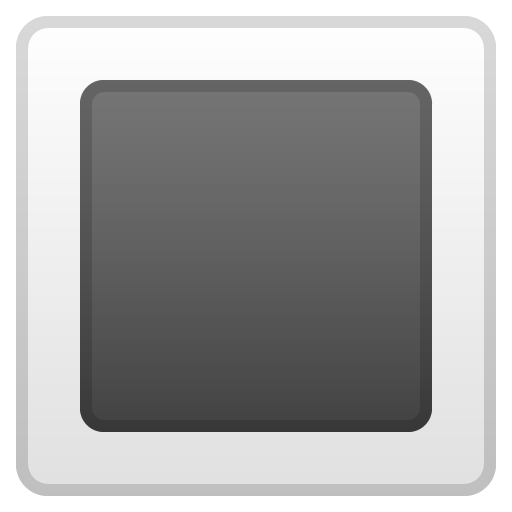 White Square Button as drawn by Google in Android 8.0