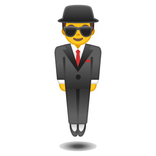 Person in Suit Levitating, the design in this release