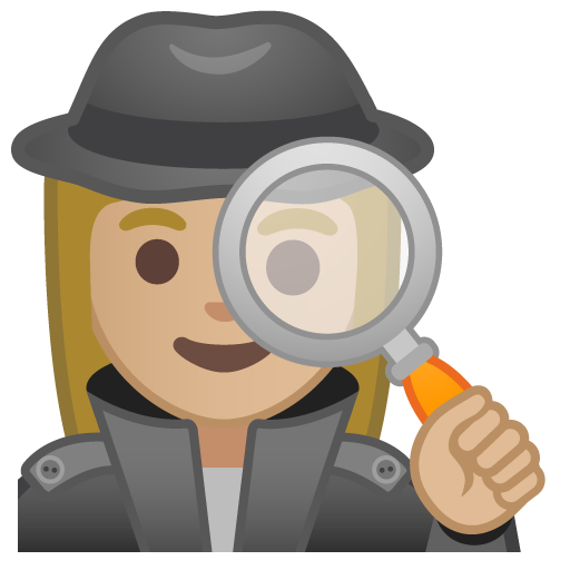 Woman Detective: Medium-Light Skin Tone, the design in this release