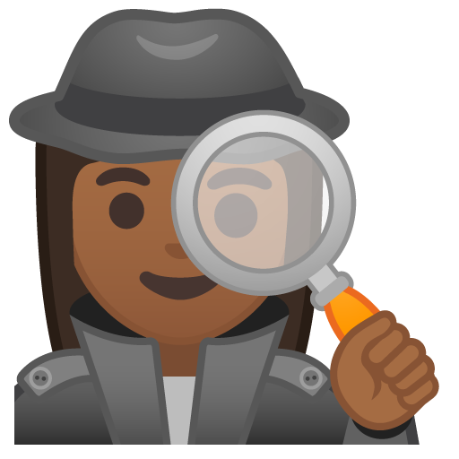 Woman Detective: Medium-Dark Skin Tone, the design in this release