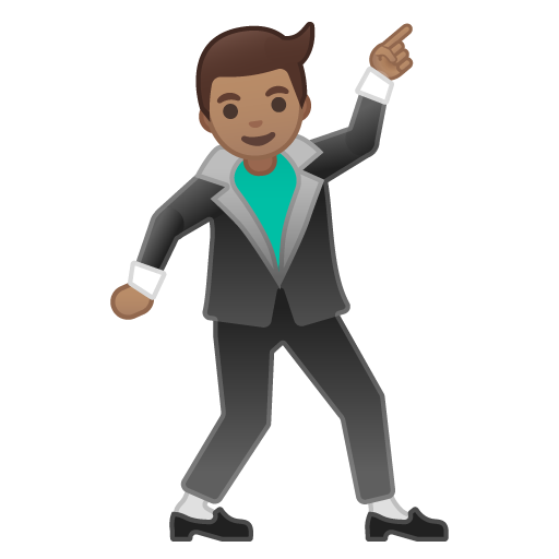 Man Dancing: Medium Skin Tone, the design in this release